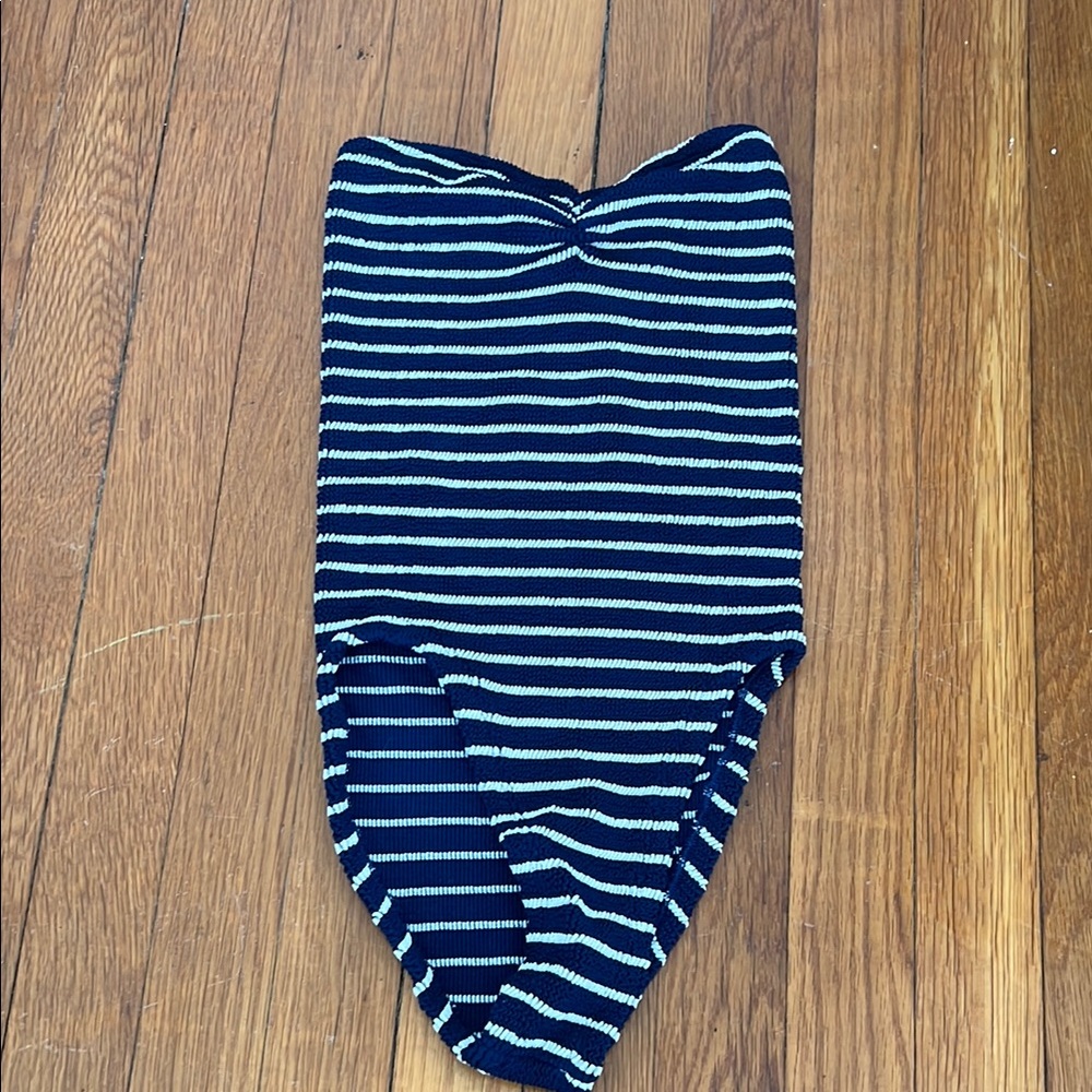 Striped One-Piece Swimsuit
